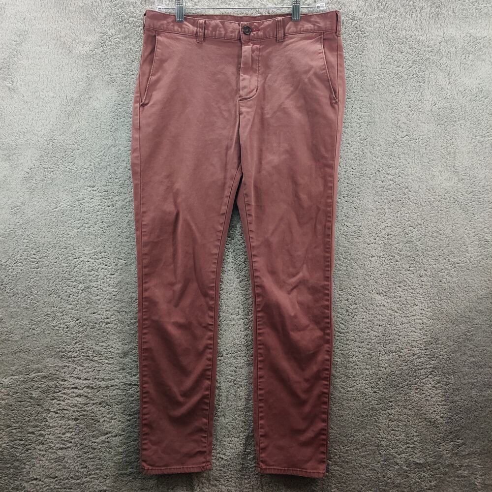 Bullhead California Republic Men's Skinny Burgundy Chino Pants‎ W30 L30 Casual